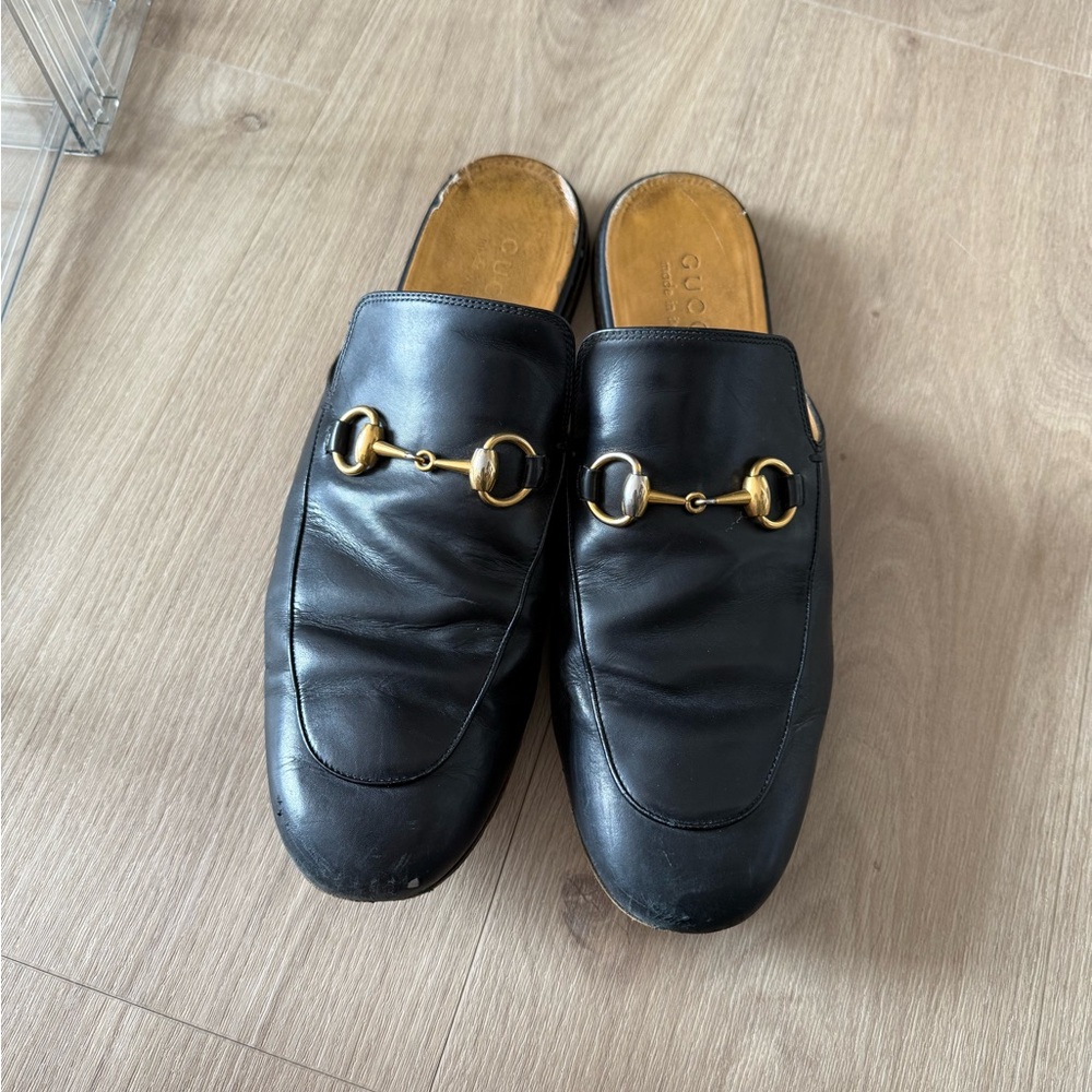 Gucci Men’s Princetown Black Leather
